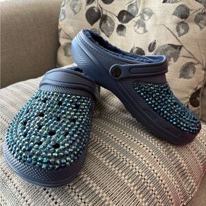 Blue Sparkle Women's Clogs